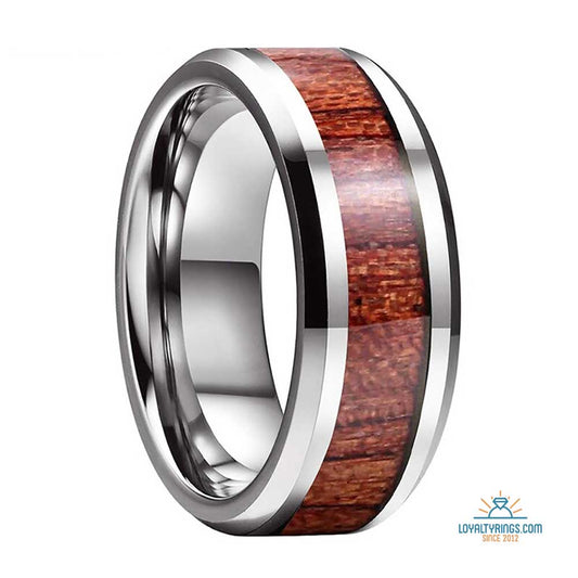 Minter + Richter | Mens Wedding Rings - Custom Mens Rings - Wood Rings |  OLIVE GROVE